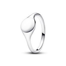 Bague Pandora moments, chevalière gravable, en argent 925/1000, 193093C00