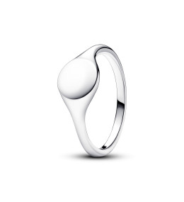 Bague Pandora moments, chevalière gravable, en argent 925/1000, 193093C00