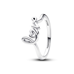 Bague Pandora moments, Love en lettres cursives, en argent 925/1000, 193058C00