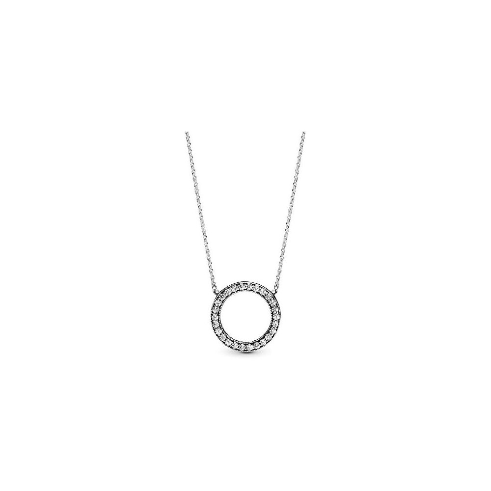 Collier Coeurs argent 925/1000 PANDORA 590514CZ-45