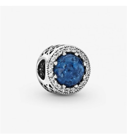 Charm Coeurs Lumineux Bleu Horizon Ajouré Argent 925/1000 Pandora 791725NMB