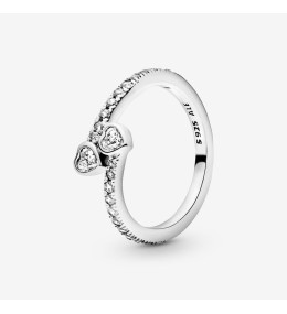 Bague Coeurs éternels argent 925/1000 PANDORA 191023CZ