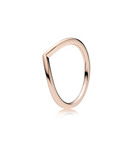 Bague Vœu Brillant, PANDORA, en Dorée Rose 186314