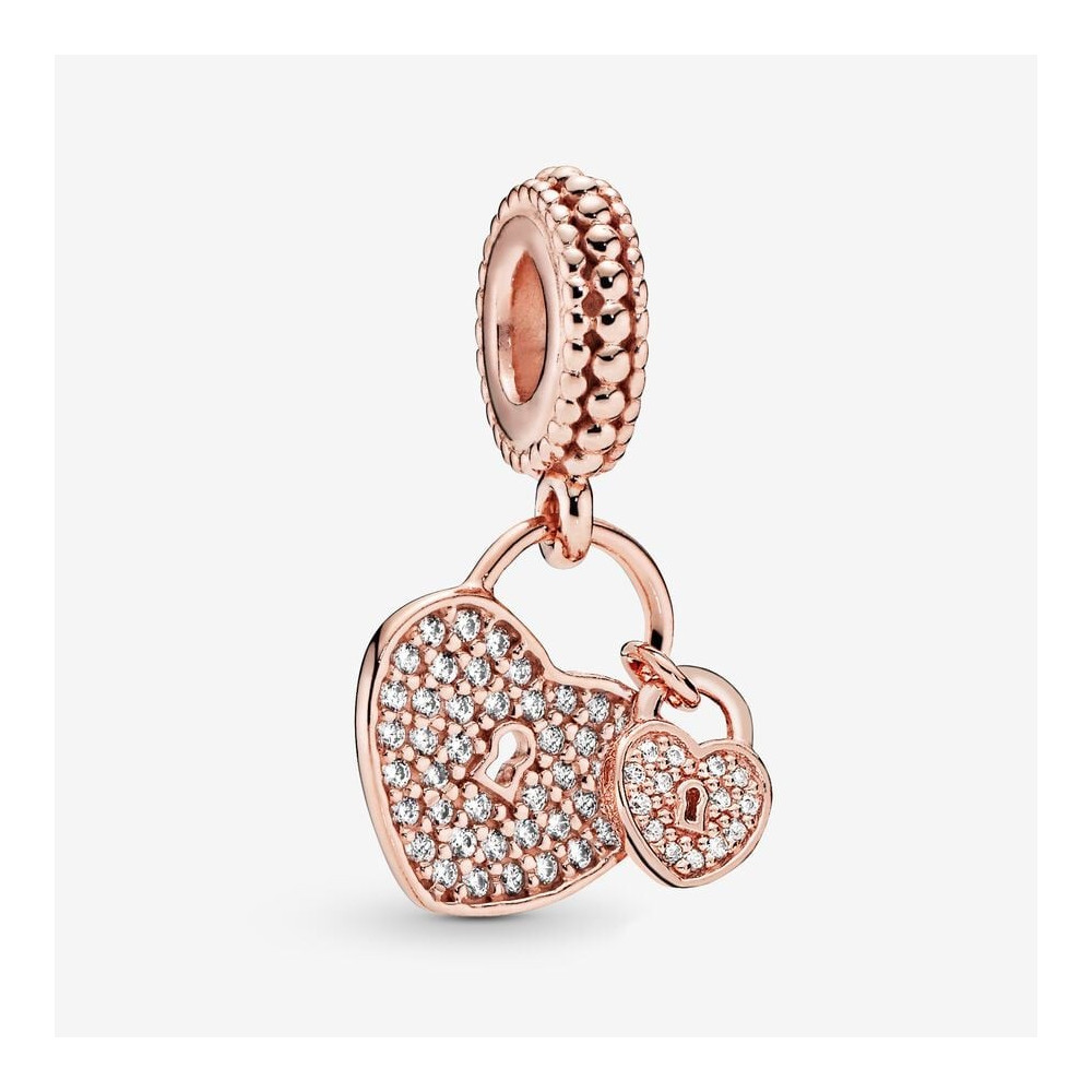 Charm Pendentif Cadenas de l'Amour Pandora Rose 781807CZ