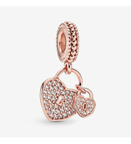 Charm Pendentif Cadenas de l'Amour Pandora Rose 781807CZ