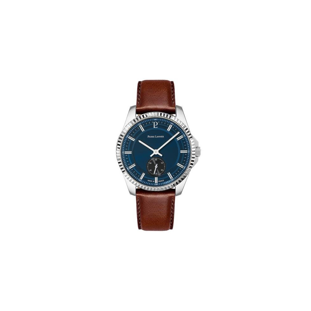 La Montre Homme Pierre Lannier METROPOLITAIN, cuir, 246G164