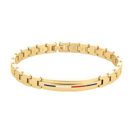 Le Bracelet homme Tommy Hilfiger, Dressed up, acier PVD jaune, 2790311