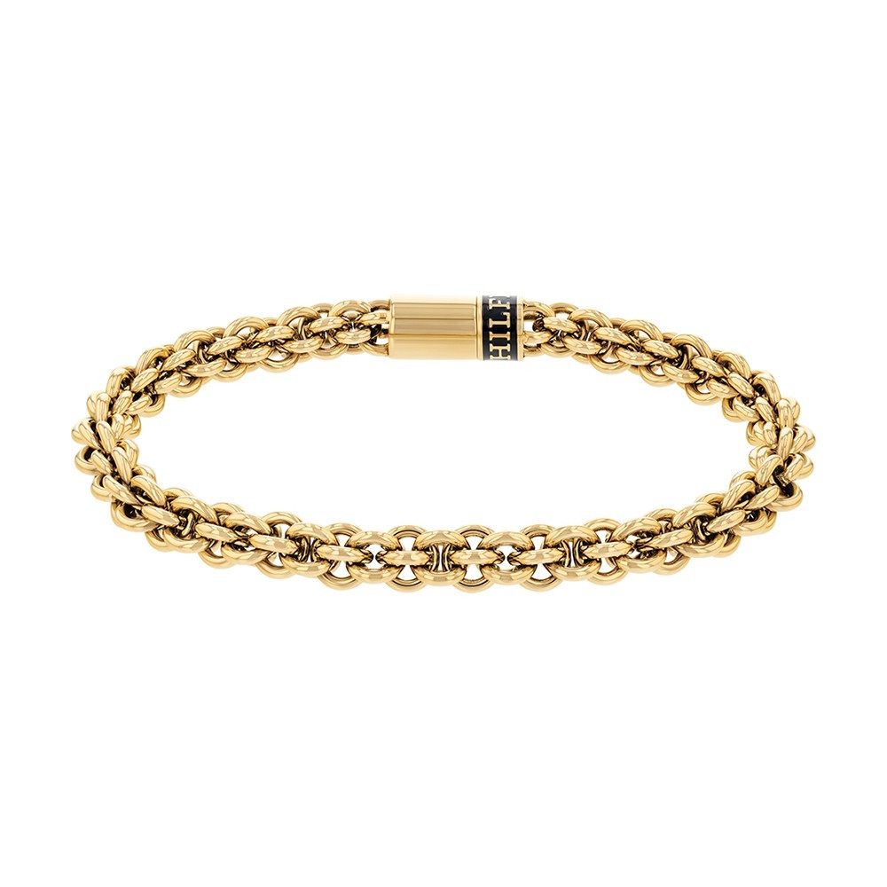 Le Bracelet homme Tommy Hilfiger, Interwinned circles, Acier PVD jaune, 2790522 Le Bracelet homme Tommy Hilfiger, Interwinned circles, Acier PVD jaune, 2790522