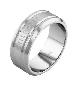 La Bague homme Tommy Hilfiger, Iconic stripes, Acier, 2790504