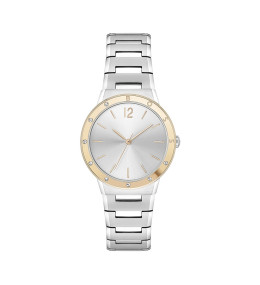 La Montre femme Boss, Breath, 3 aiguilles, acier bicolore, 1502646