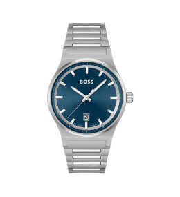 La Montre homme Boss, Candor, 3 aiguilles et date, acier, 1514076
