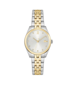 La Montre femme Lacoste, Tuilerie, 3 aiguilles, acier bicolore, 2001302