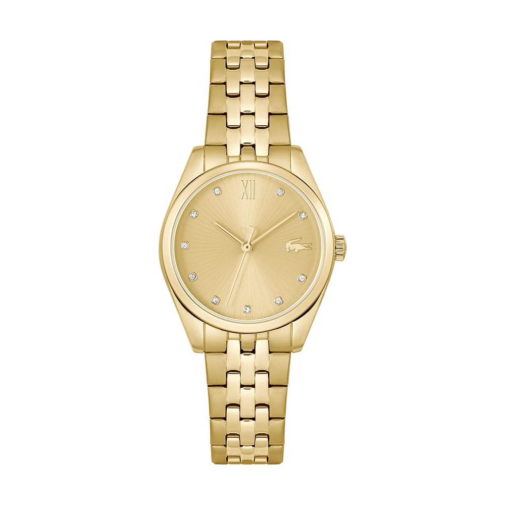 La Montre femme Lacoste, Tuilerie, 3 aiguilles, acier PVD jaune, 2001303