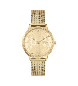 La Montre femme Lacoste, Crocorigin, 2 aiguilles, acier PVD jaune, 2001309