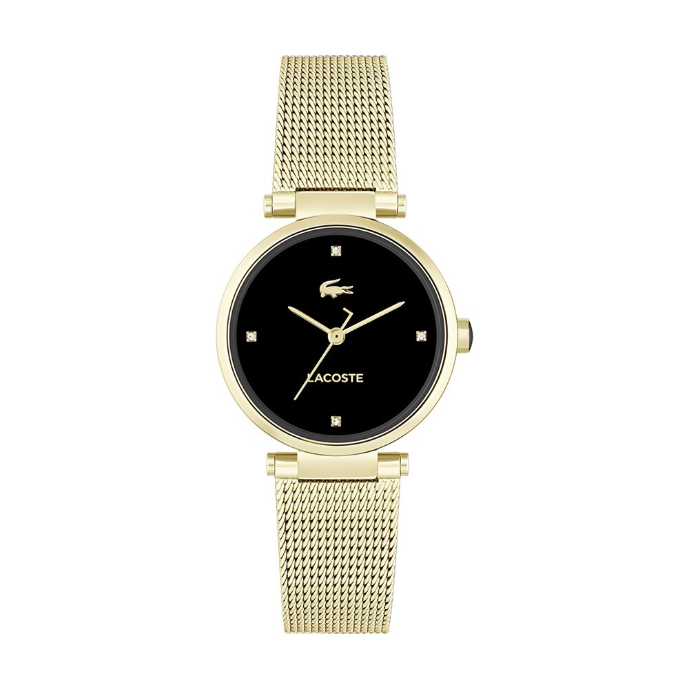 La Montre femme Lacoste, Orba, 3 aiguilles, acier PVD jaune, 2001336