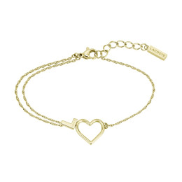 Le Bracelet femme Lacoste, Volte, acier PVD jaune, 2040016