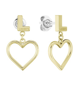 Les Boucles d'oreilles femme Lacoste, Volte, acier PVD jaune, 2040018