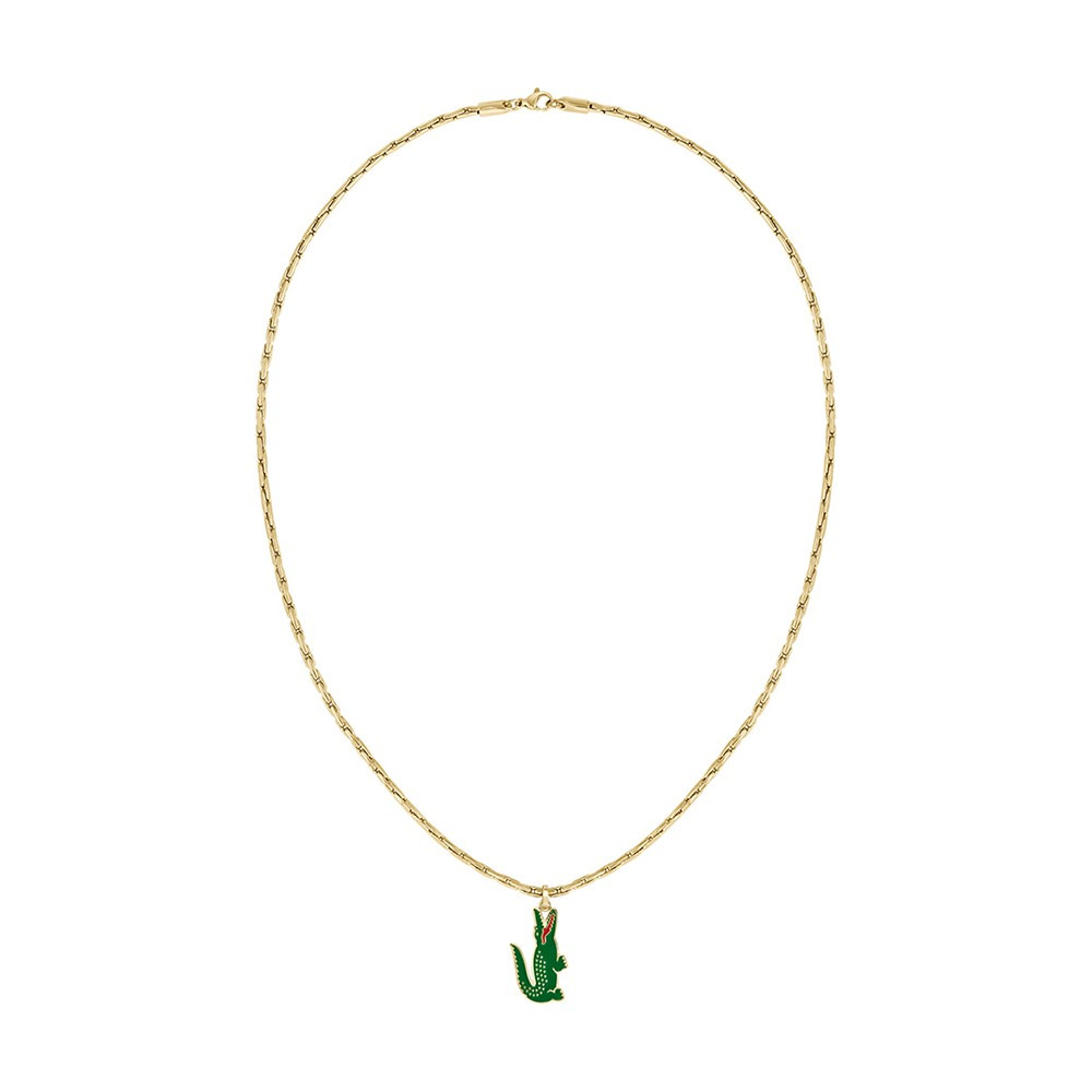 Le Collier homme Lacoste, ARTHOR, acier PVD jaune, 2040229