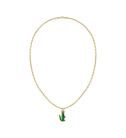 Le Collier homme Lacoste, ARTHOR, acier PVD jaune, 2040229