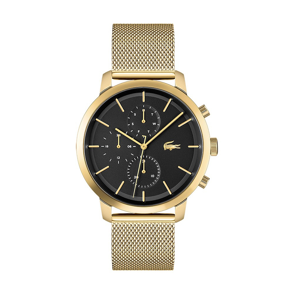 La Montre homme Lacoste, Replay, chronographe, acier PVD jaune, 2011195 La Montre homme Lacoste, Replay, chronographe, acier PVD jaune, 2011195