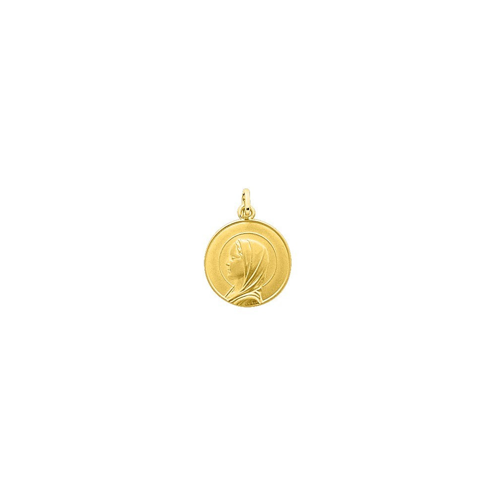 La Médaille vierge or jaune 750/1000 by Stauffer