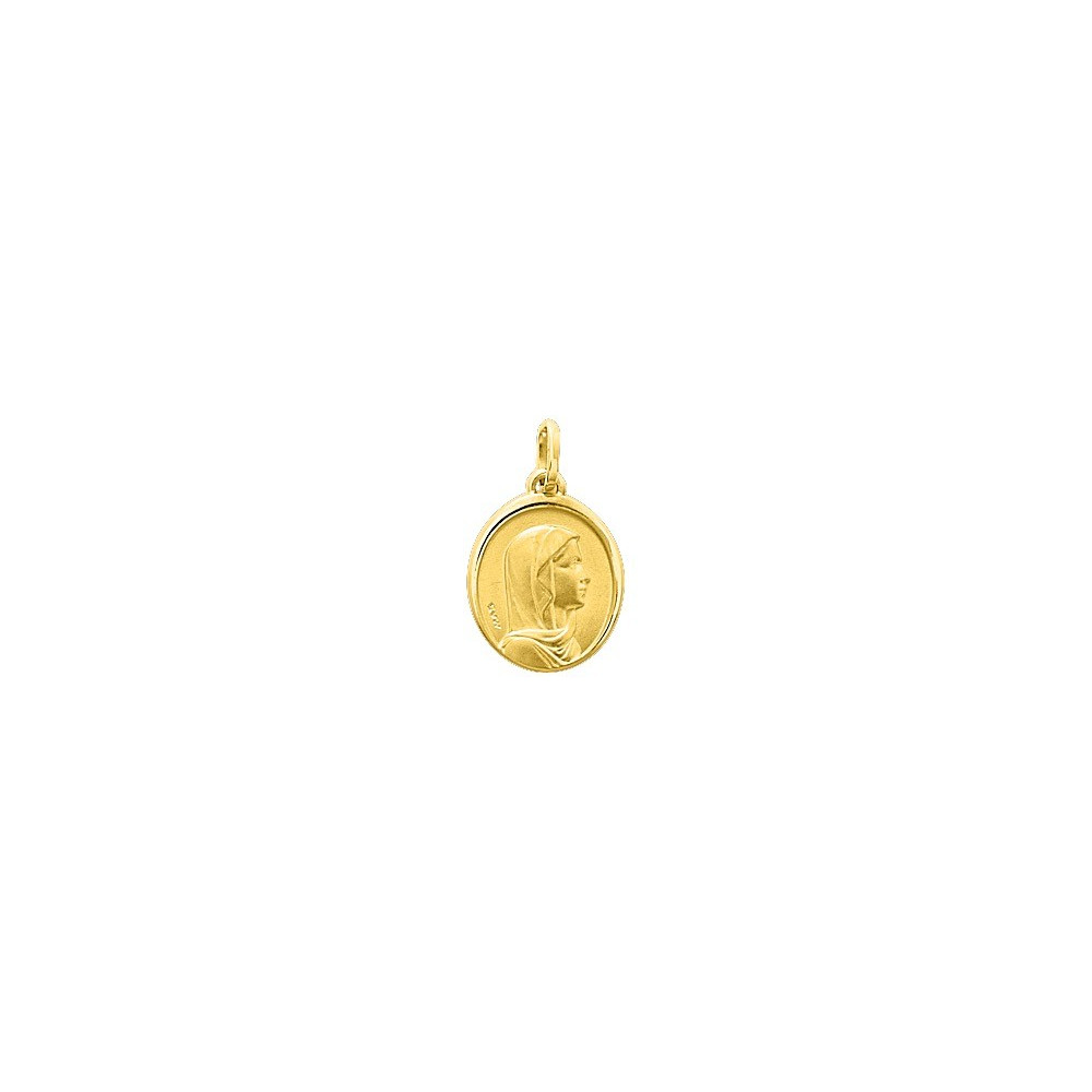 La Médaille vierge or jaune 750/1000 by Stauffer