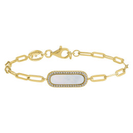 Le Bracelet femme, argent 925/1000 doré or jaune 750/1000, Charles Garnier Paris 1901, STYLES, AGF170065B