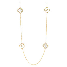 Le Collier sautoir femme, argent 925/1000 doré or jaune 750/1000, Charles Garnier Paris 1901, LEGENDE, AGF170106N