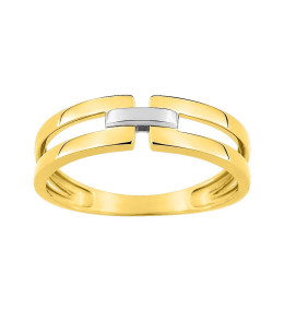 La Bague or bicolore 375/1000, by Stauffer