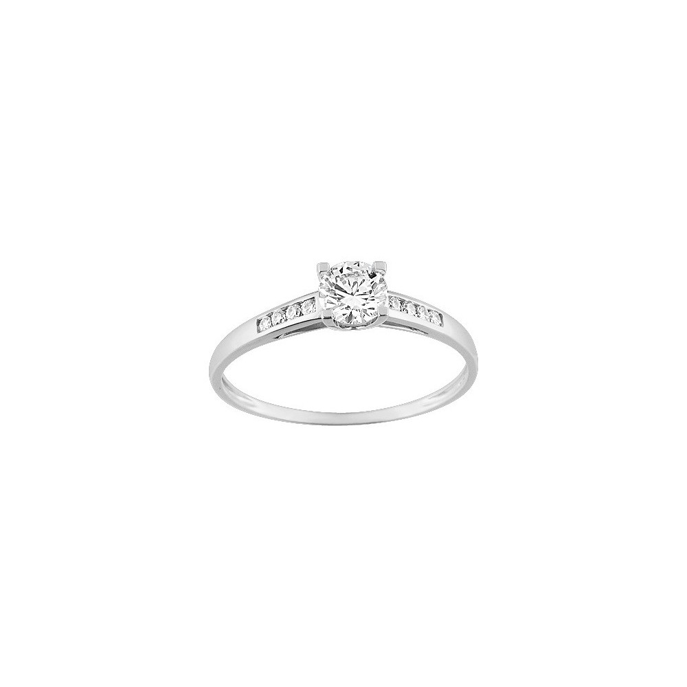 La Bague or gris 375/1000, oxydes de zirconium by Stauffer