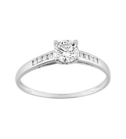 La Bague or gris 375/1000, oxydes de zirconium by Stauffer