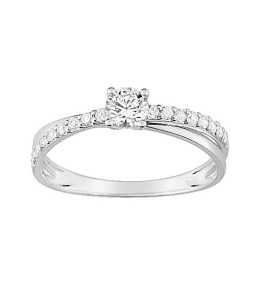 La Bague or gris 375/1000, oxydes de zirconium by Stauffer