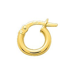 Les Boucles d'oreilles créoles or jaune 375/1000, fil rond 2 mm, diamètre 6 mm, by Stauffer Les Boucles d'oreilles créoles or jaune 375/1000, fil rond 2 mm, diamètre 6 mm, by Stauffer