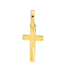 La Médaille croix or jaune 375/1000 by Stauffer