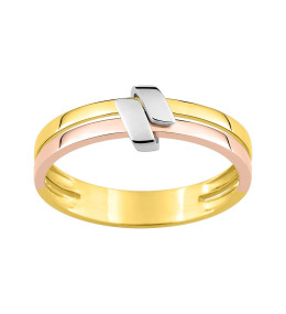 La Bague or tricolore 375/1000 by Stauffer