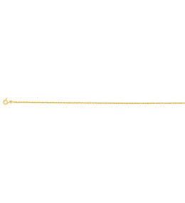 La Chaîne forçat or jaune 375/1000, 1,60 mm by Stauffer