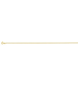Chaîne gourmette or jaune 375/1000, 1,40 mm by Stauffer