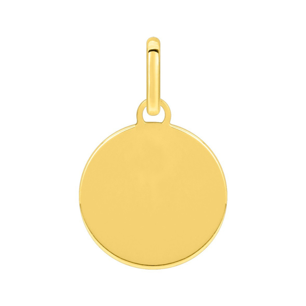 Le Pendentif laique or jaune 375/1000, forme ronde by Stauffer Le Pendentif laique or jaune 375/1000, forme ronde by Stauffer