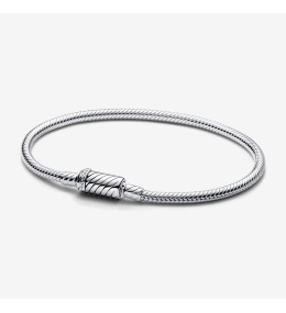 Le Bracelet PANDORA Moments, Maille Serpent Fermoir Magnétique Coulissant, en argent 925/1000, 590122C00