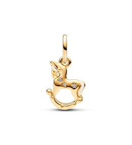 Le Charm pendentif Pandora, Licorne à Bascule, en argent 925/1000 et doré or jaune 585/1000, 762978C01