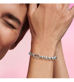 Le Bracelet Link & Sphère Métallique Pandora ME, en argent 925/1000, 592793C00
