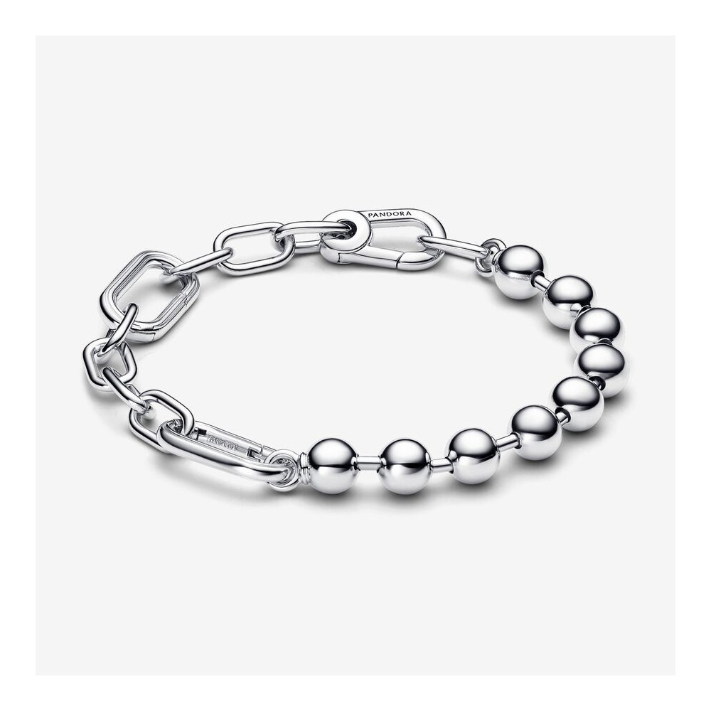 Le Bracelet Link & Sphère Métallique Pandora ME, en argent 925/1000, 592793C00