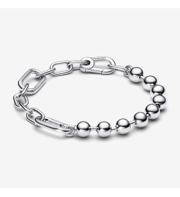 Le Bracelet Link & Sphère Métallique Pandora ME, en argent 925/1000, 592793C00