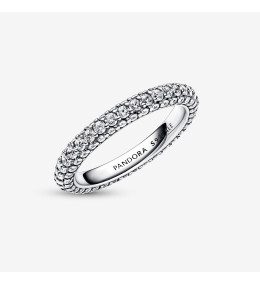 La Bague Pandora Timeless, rang pavée, argent 925/1000, 192627C01.