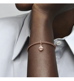 Le Charm pendentif Pandora, cadeau d'anniversaire ouvrable, doré or rose 585/1000, 782591C01