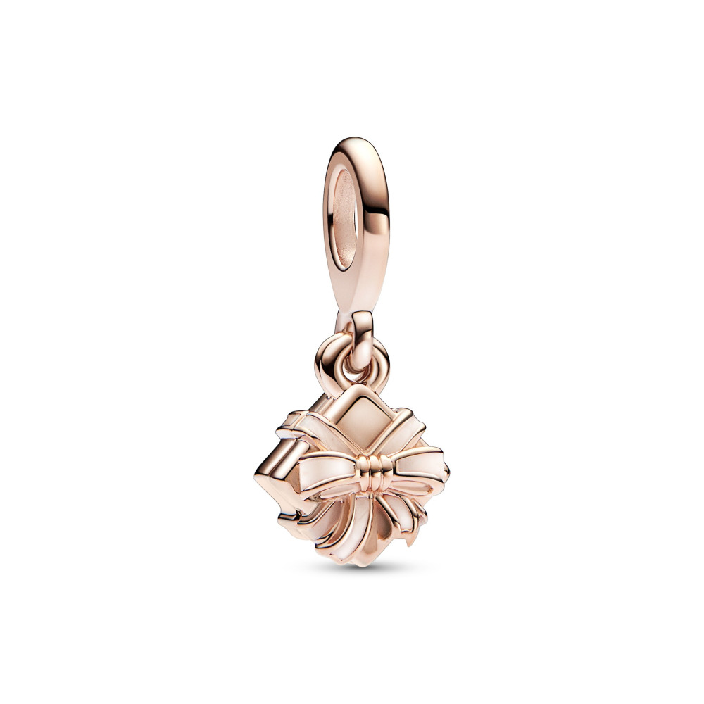 Le Charm pendentif Pandora, cadeau d'anniversaire ouvrable, doré or rose 585/1000, 782591C01