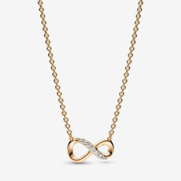 Le Collier Pandora, Pétillant infini, en doré or jaune 585/1000, 368821C01-50.