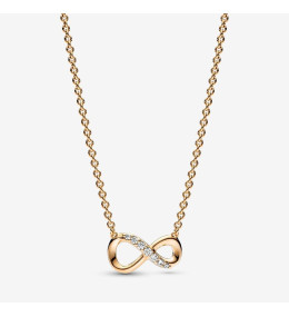Le Collier Pandora, Pétillant infini, en doré or jaune 585/1000, 368821C01-50.