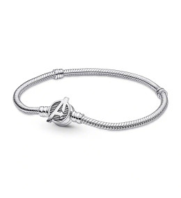 Bracelet Pandora moments Marvel, Maille Serpent Fermoir Logo The Avengers, en argent 925/1000 590784C00