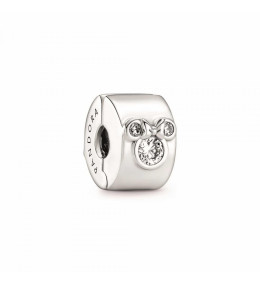 Charms - Bijoux - PANDORA - Charm clip Pandora Disney, Mickey mouse & Minnie mouse, en argent 925/1000 790111C01